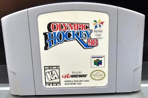 Olympic Hockey 98 N64 Nintendo 64 Authentic Retro Video Game