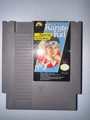 Karate Kid (Nintendo NES, 1987) Authentic, Tested/Working