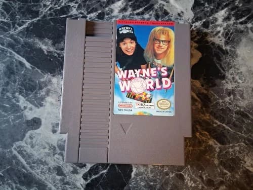 Wayne's World Nintendo NES Authentic Tested Contacts Cleaned