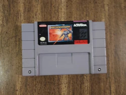 SNES Super Nintendo MechWarrior Activision AUTHENTIC TESTED & WORKING NICE