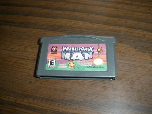 Prehistorik Man (Nintendo Game Boy Advance, 2001) WORKS GAME ONLY