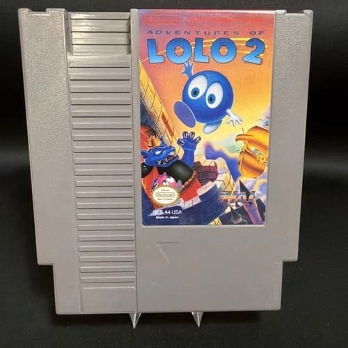Adventures of Lolo 2 NES Nintendo Entertainment System Authentic Tested