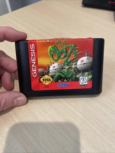 The Ooze (Sega Genesis, 1995) Authentic Game Cartridge Only