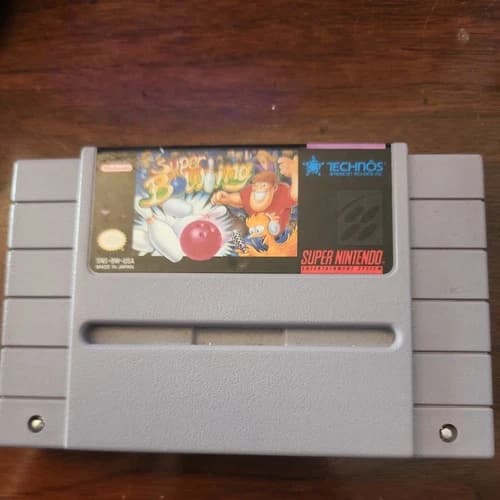 SNES Super Bowling - (Super Nintendo) Cartridge only