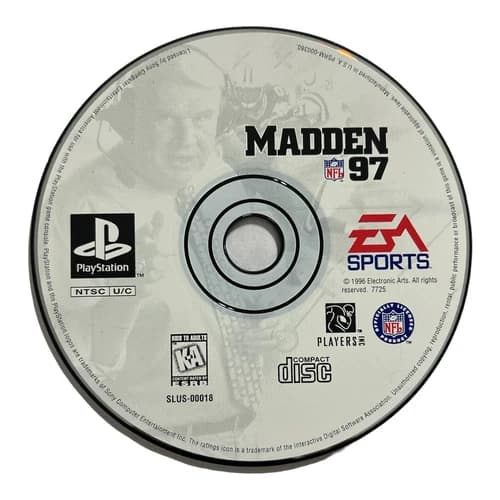 MADDEN NFL 97 - Sony PlayStation 1 - PS1 - (Disc Only)