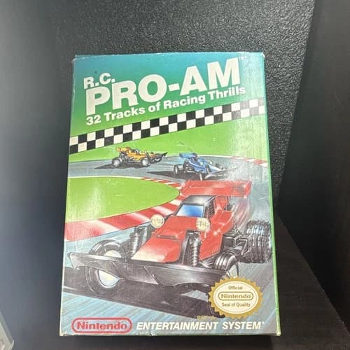 R.C. Pro-Am for NES Nintendo Complete In Box CIB cleaned & tested