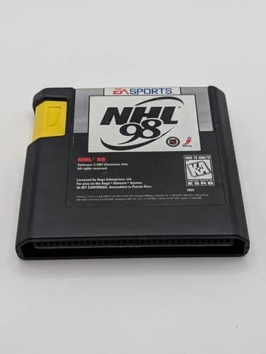 NHL '98 - Sega Genesis EA Sports Hockey Video Game (Cart Only) - Tested