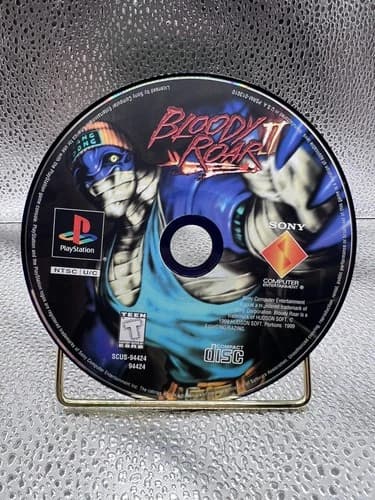Bloody Roar 2 Sony PlayStation 1 (PS1) DISC ONLY (Tested and Working)