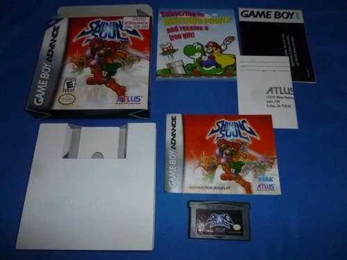 Shining Soul 1 Nntendo Game Boy Advance GBA US Seller Free Shippoing Complete