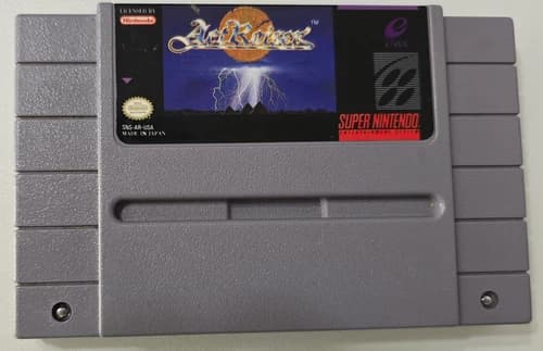 ActRaiser (Super Nintendo Entertainment System, 1991) Loose, new battery, works