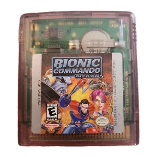 Nintendo Game Boy Bionic Commando Elite Forces Video Game (GAME CARTRIDGE ONLY)