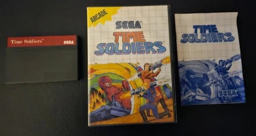 Time Soldiers (Sega Master System) CIB - Complete w/ Manual - Tested