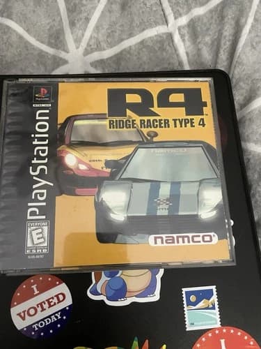 Namco R4: Ridge Racer Type 4 PlayStation 1 Racing Game Manual Complete