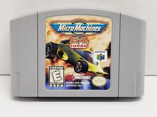 Micro Machines 64 Turbo (Nintendo 64, 1999) N64 Tested & Authentic