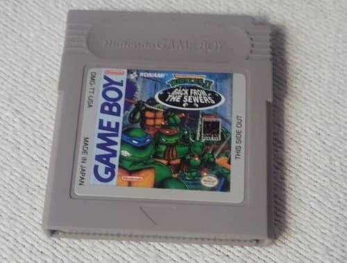 Konami Teenage Mutant Ninja Turtles II Back from the Sewers Game Boy NTSC-U/C