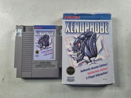 Xenophobe Nintendo Entertainment System 1988 NES Tested Working