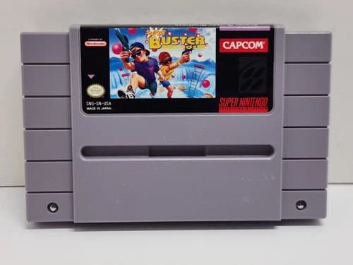Super Buster Bros. Super Nintendo SNES Authentic Tested Cart Only