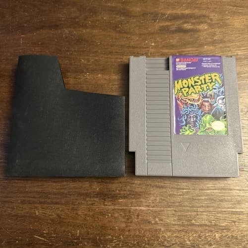 Monster Party (Nintendo NES) Cartridge Tested - Authentic