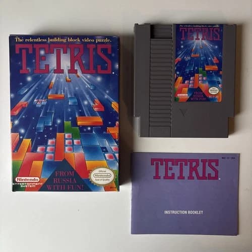 Tetris (Complete in Box) - NES Nintendo Entertainment System - Nintendo Classic