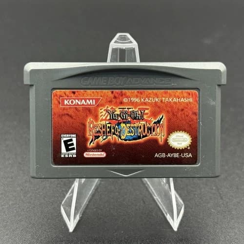 Yu-Gi-Oh! Reshef of Destruction (Nintendo Game Boy Advance, 2004) Cleaned Tested