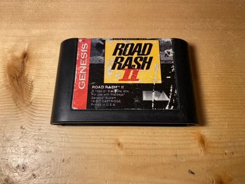 Road Rash II 2 Sega Genesis. Tested Authentic Ships Free