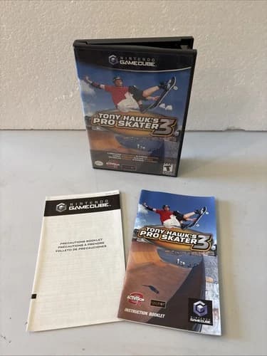 Nintendo Tony Hawk's Pro Skater 3 GameCube 2001 CIB Manual TESTED WORKING