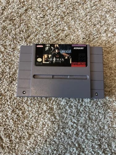 Super Nintendo SNES Batman Returns Cartridge Only TESTED works video game!