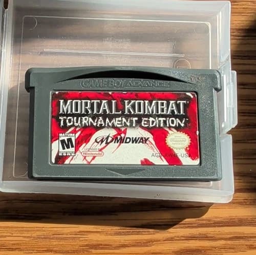 Mortal Kombat Tournament Edition Game Boy Advance Fighting Cartridge