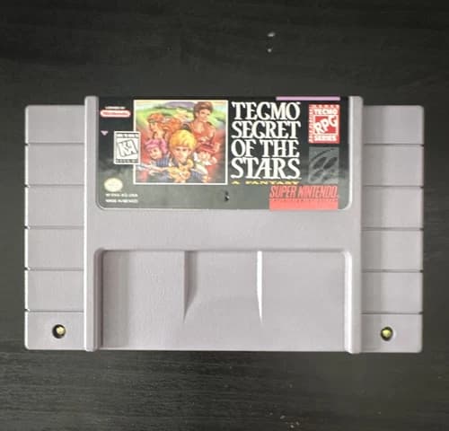 Tecmo Secret of the Stars (SNES) NTSC-U/C K-A Role Playing Game Cartridge