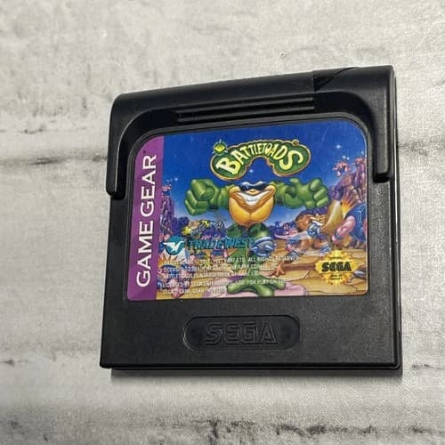 Battletoads Sega Game Gear 1993 Authentic Cartridge Very Good Condition Vintage