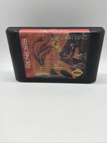 The Lion King Sega Genesis tested and working