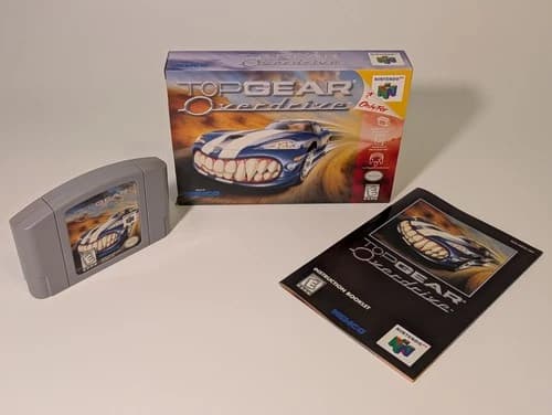 Top Gear Overdrive - Nintendo 64 N64 - CIB - Authentic, tested, working