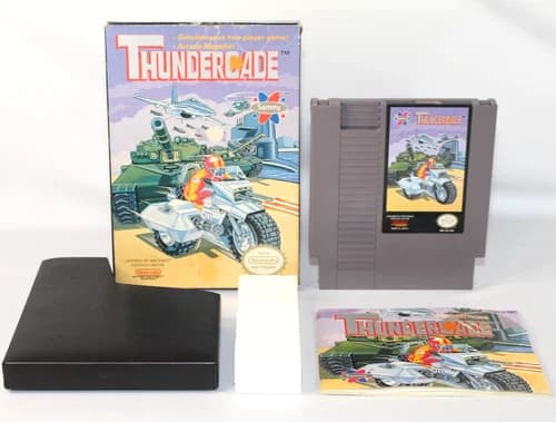 Thundercade NES Nintendo Complete CIB Authentic! Good Condition! Sammy! Rare!