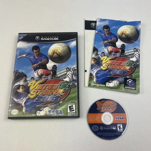 Virtua Striker 2002 (Nintendo GameCube) Tested Video Game CIB Complete Sega USA