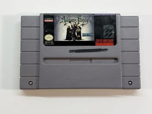 The Addams Family Super Nintendo SNES Cartridge Only Tested Works Authentic