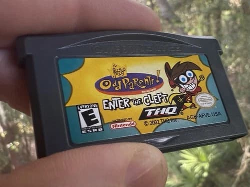 The Fairly OddParents Enter The Cleft GameBoy Advance GBA Cartridge Only