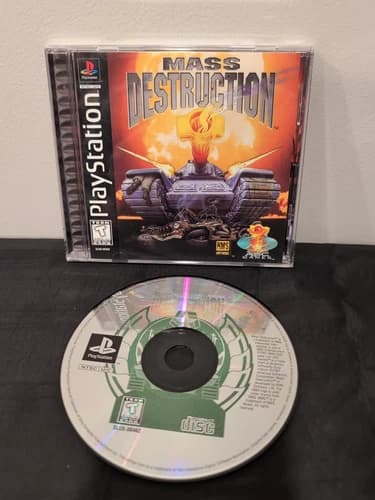 Mass Destruction PS1 PlayStation 1 - Complete CIB