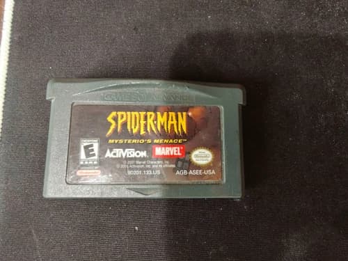 Spider-Man: Mysterio's Menace (Nintendo Game Boy Advance, GBA, 2001) Tested