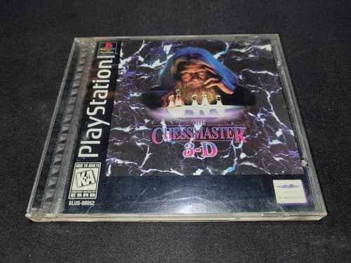 The Chessmaster 3-D 3D Sony Playstation 1 PS1 LN perfect condition COMPLETE!