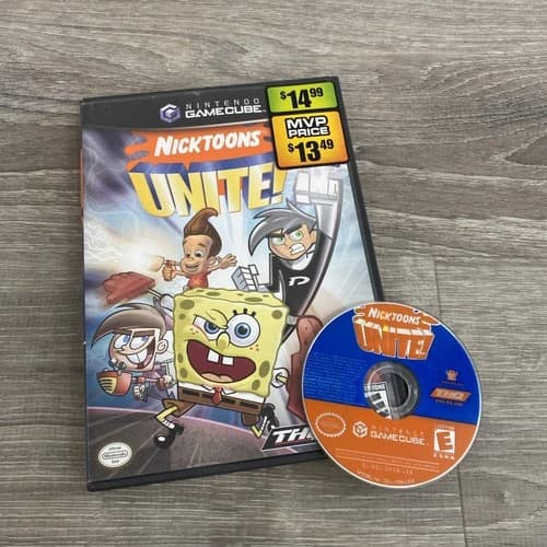 Nicktoons Unite (Nintendo GameCube, 2005) Tested and Working