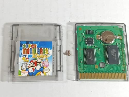 Super Mario Bros. Deluxe Tested Saves Working Nintendo GameBoy Color GBC Brother