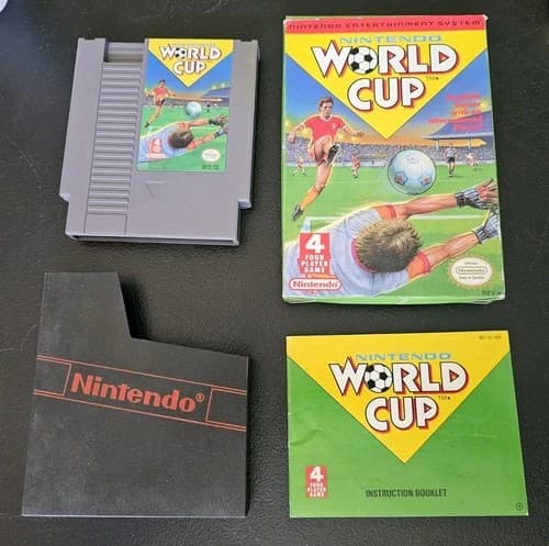 World Cup Soccer NES (Nintendo Entertainment System, 1991) CIB Complete In Box