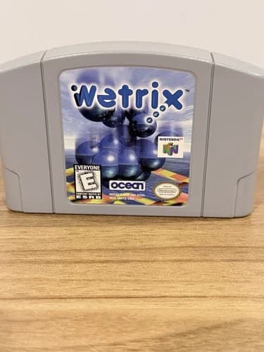 Wetrix (Nintendo 64, N64, 1998) Authentic & Tested Cartridge