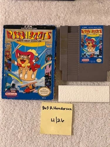 Puss 'N Boots: Pero's Great Adventure Nintendo NES