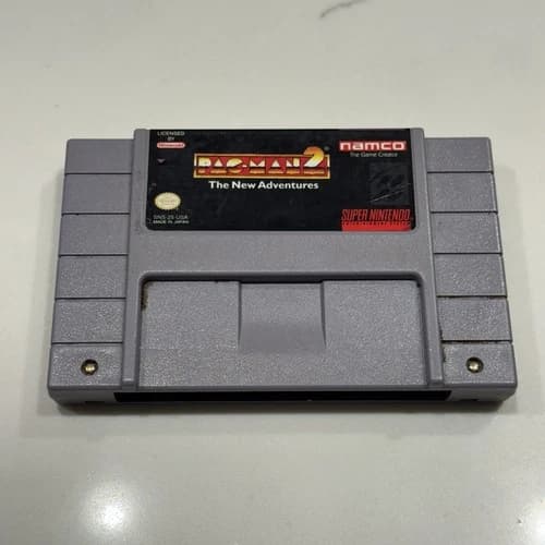 Pacman 2 The New Adventures (SNES, 1994) Authentic Pins Cleaned TESTED