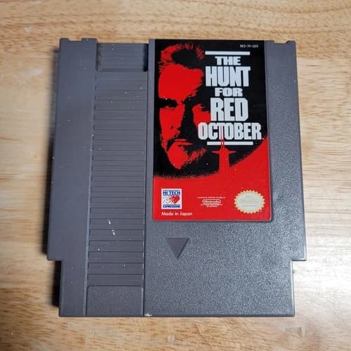 The Hunt for Red October Nintendo Entertainment System, 1991 NES - Tested