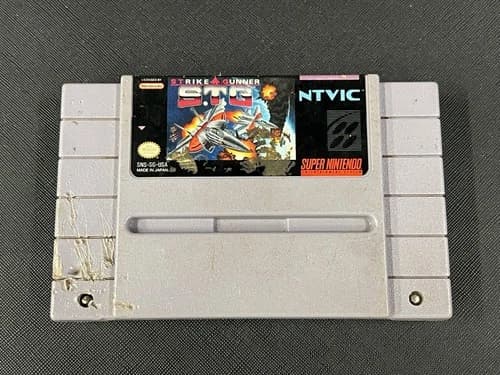 Strike Gunner S.T.G. Super Nintendo SNES Video Game Cartridge - Tested Authentic