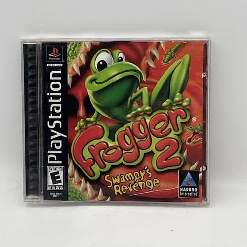 Sony PlayStation 1 Frogger 2 Swampy's Revenge PS1 PSOne Black Label Complete CIB
