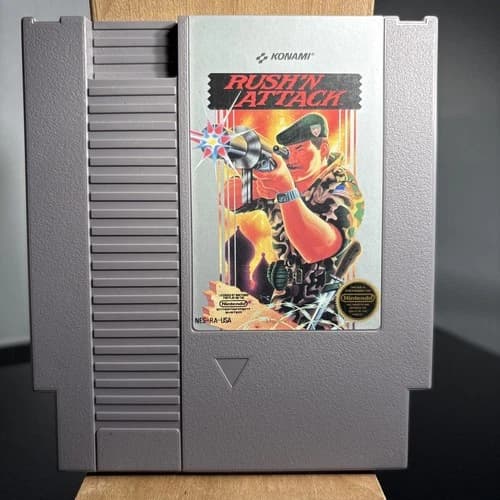 Rush N' Attack NES Nintendo Authentic Working