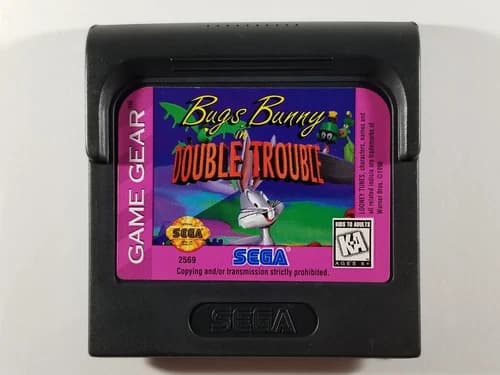 ¤ Bugs Bunny In Double Trouble ¤ (Game Cart) Good! Sega Game Gear Authentic